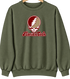 Florida Tech Stealie Premium Unisex Crewneck — Design: Florida Institute of Technology — Military Green