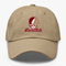 Florida Tech Stealie Premium Unisex Dad Hat — Design: Florida Institute of Technology — Khaki