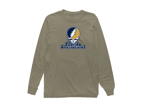 Florida International Stealie Premium Unisex Long-Sleeve — Sandstone
