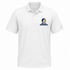 Florida International Stealie Premium Unisex Polo — Design: Florida International University — White