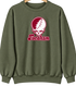 Fordham Stealie Premium Unisex Crewneck — Design: Fordham University — Military Green