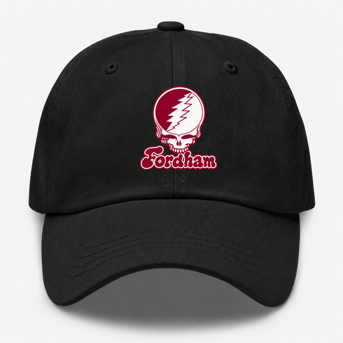Fordham Stealie Premium Unisex Dad Hat — Design: Fordham University — Black