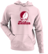 Fordham Stealie Premium Unisex Hoodie — Design: Fordham University — Light Pink
