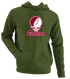 Fordham Stealie Premium Unisex Hoodie — Design: Fordham University — Military Green