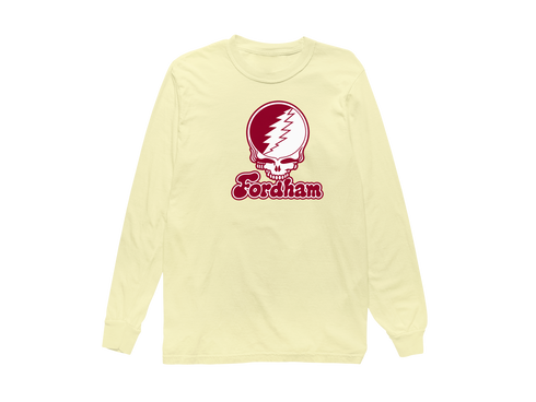 Fordham Stealie Premium Unisex Long-Sleeve — Design: Fordham University — Butter