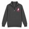 Fordham Stealie Premium Unisex Quarter-Zip — Design: Fordham University — Charcoal