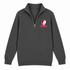Fordham Stealie Premium Unisex Quarter-Zip — Design: Fordham University — Charcoal