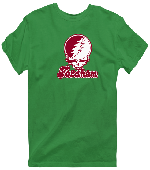 Fordham Stealie Premium Unisex T-Shirt — Design: Fordham University — Irish Green