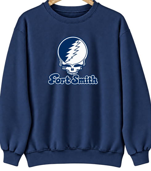 Fort Smith Stealie Premium Unisex Crewneck — Design: Arkansas Fort Smith University of — Navy
