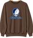 Fort Smith Stealie Premium Unisex Crewneck — Design: Arkansas Fort Smith University of — Brown