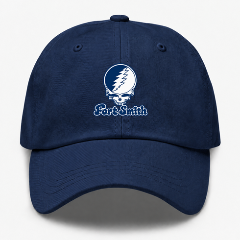 Fort Smith Stealie Premium Unisex Dad Hat — Design: Arkansas Fort Smith University of — Navy