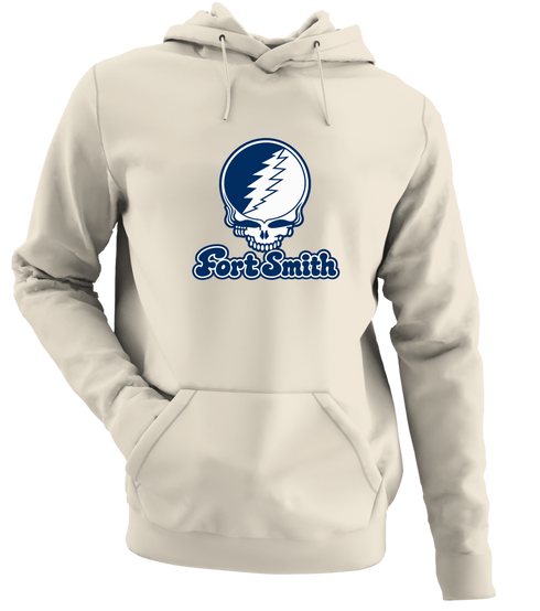 Fort Smith Stealie Premium Unisex Hoodie — Design: Arkansas Fort Smith University of — Sand