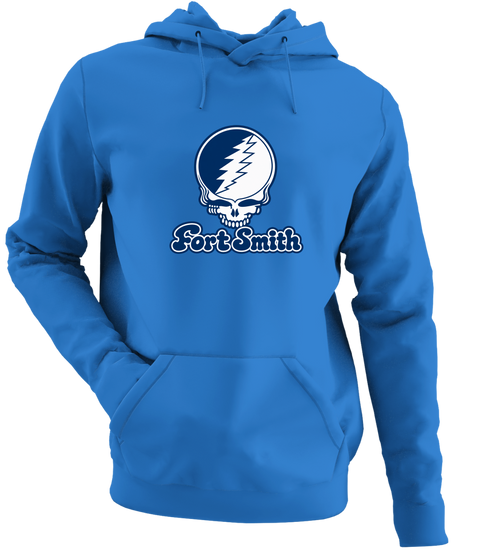 Fort Smith Stealie Premium Unisex Hoodie — Design: Arkansas Fort Smith University of — Heather Royal