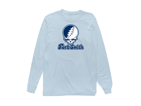 Fort Smith Stealie Premium Unisex Long-Sleeve — Design: Arkansas Fort Smith University of — Chambray