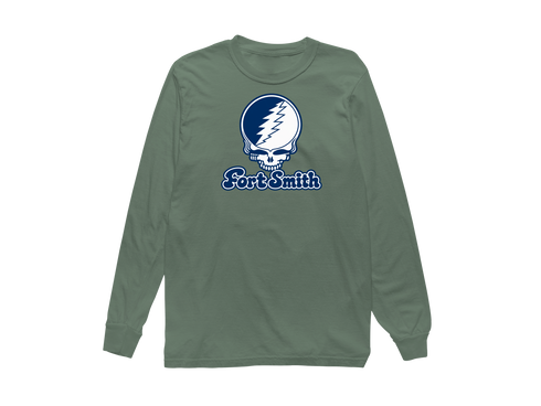 Fort Smith Stealie Premium Unisex Long-Sleeve — Design: Arkansas Fort Smith University of — Light Green