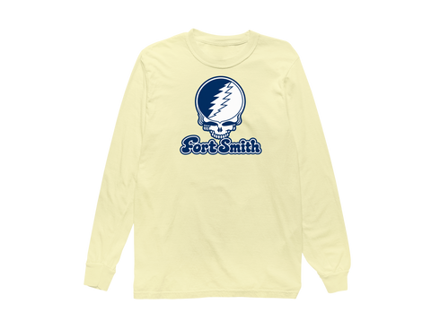 Fort Smith Stealie Premium Unisex Long-Sleeve — Design: Arkansas Fort Smith University of — Butter