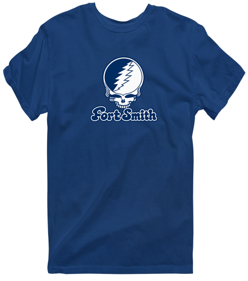 Fort Smith Stealie Premium Unisex T-Shirt — Design: Arkansas Fort Smith University of — Navy
