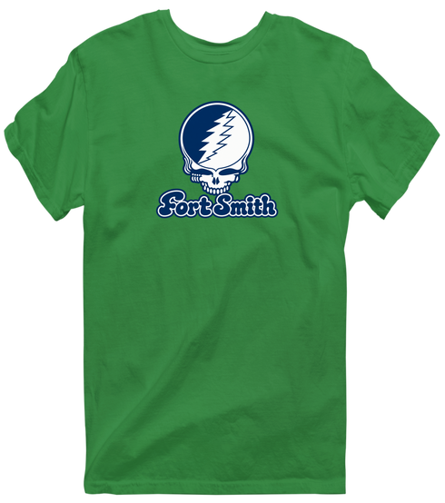 Fort Smith Stealie Premium Unisex T-Shirt — Design: Arkansas Fort Smith University of — Irish Green