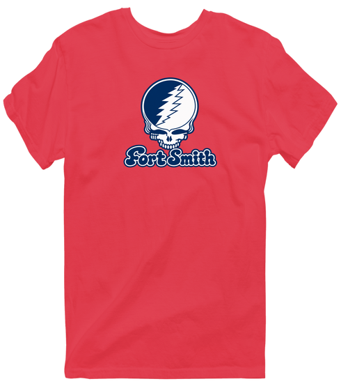 Fort Smith Stealie Premium Unisex T-Shirt — Design: Arkansas Fort Smith University of — Heather Red