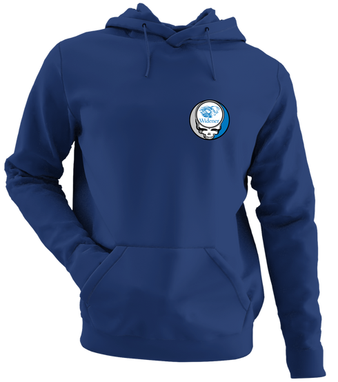 Widener University - Premium Grateful Dead Left Chest Hoodie - Navy