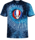 France FIFA World Cup Stealie Tie-Dye T-Shirt