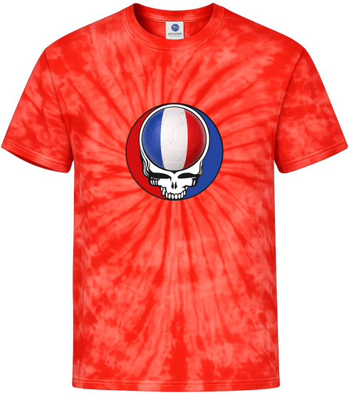 France FIFA World Cup Stealie Tie-Dye T-Shirt