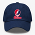 Fresno Stealie Premium Unisex Dad Hat — Design: Fresno State — Navy