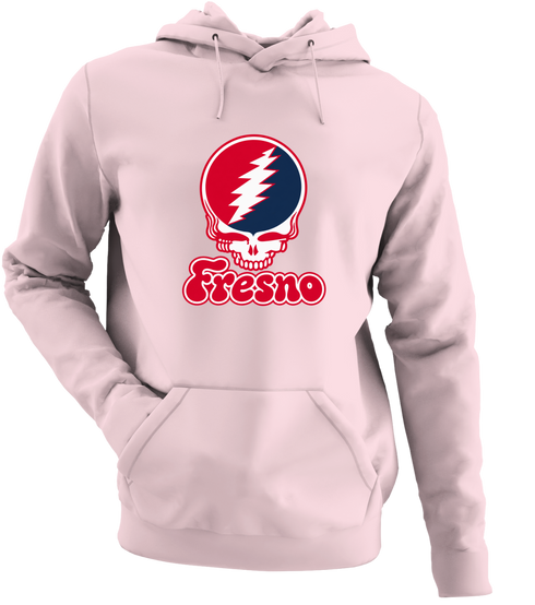 Fresno Stealie Premium Unisex Hoodie — Design: Fresno State — Light Pink