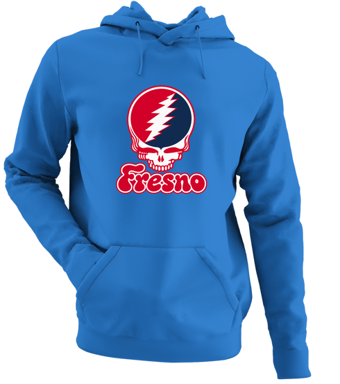 Fresno Stealie Premium Unisex Hoodie — Design: Fresno State — Heather Royal