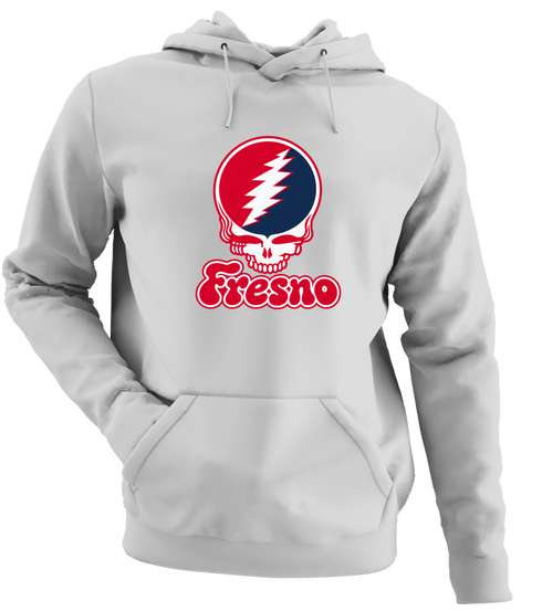 Fresno Stealie Premium Unisex Hoodie — Design: Fresno State — Sport Grey