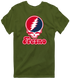 Fresno Stealie Premium Unisex T-Shirt — Design: Fresno State — Military Green