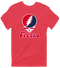Fresno Stealie Premium Unisex T-Shirt — Design: Fresno State — Heather Red