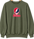 Fresno Stealie Premium Unisex Crewneck — Design: Fresno State — Military Green