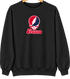 Fresno Stealie Premium Unisex Crewneck — Design: Fresno State — Black