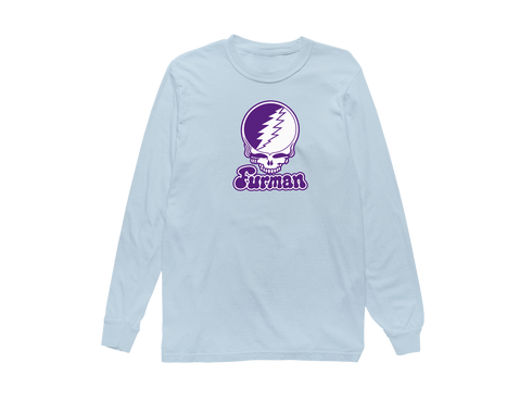 Furman Stealie Premium Unisex Long-Sleeve — Design: Furman University — Chambray