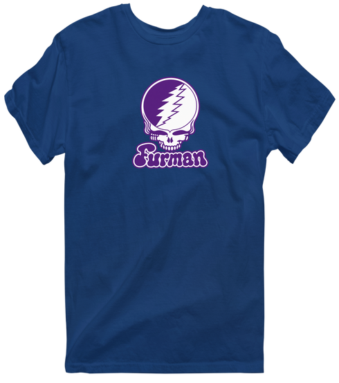 Furman Stealie Premium Unisex T-Shirt — Design: Furman University — Navy