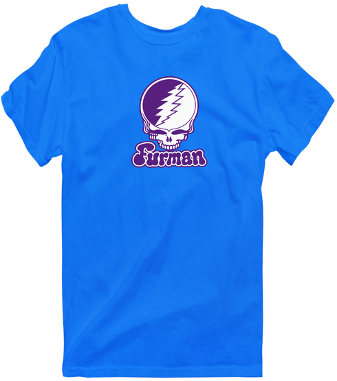 Furman Stealie Premium Unisex T-Shirt — Design: Furman University — Royal
