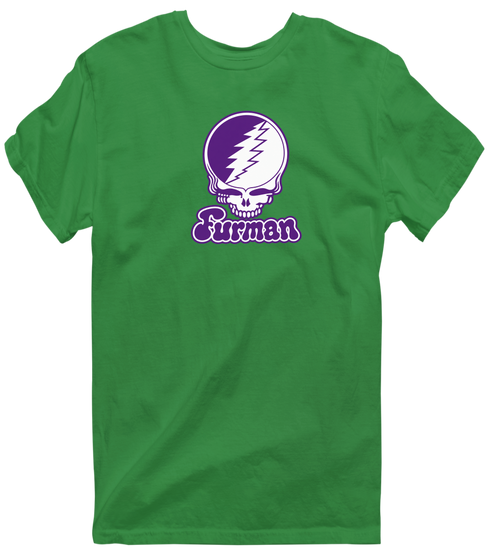 Furman Stealie Premium Unisex T-Shirt — Design: Furman University — Irish Green