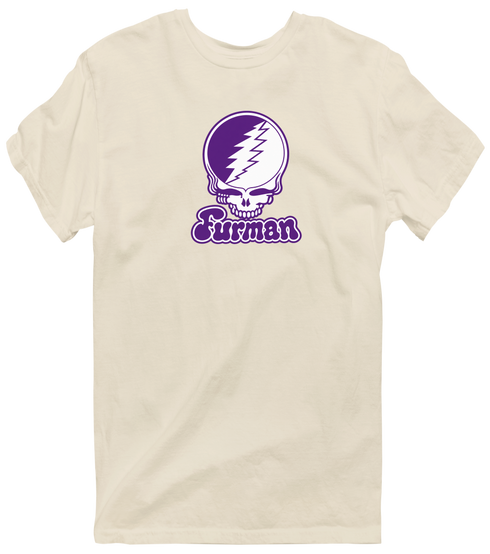 Furman Stealie Premium Unisex T-Shirt — Design: Furman University — Sand