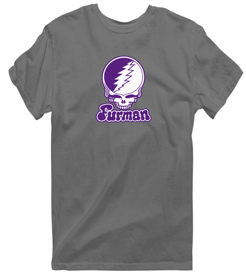 Furman Stealie Premium Unisex T-Shirt — Design: Furman University — Charcoal