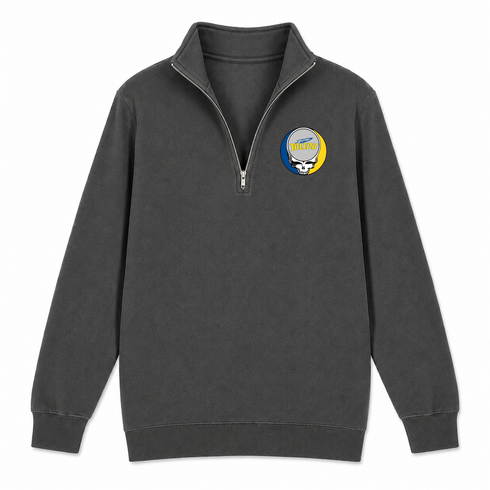 University of Toledo - Premium Grateful Dead Quarter-Zip Pullover - Charcoal - 6