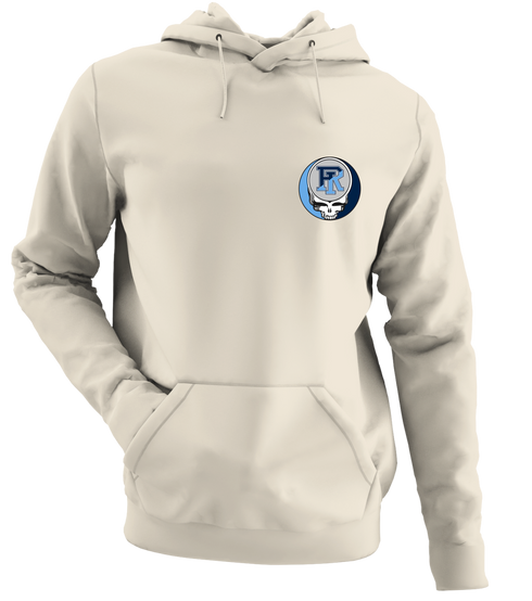 University of Rhode Island - Premium Grateful Dead Left Chest Hoodie - Sand - 3