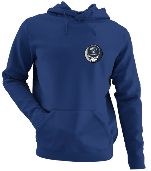 Marietta - Premium Grateful Dead Left Chest Hoodie - Navy