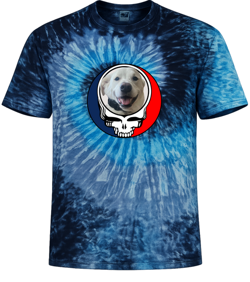 1564 - Custom Stealie Tie-Dye