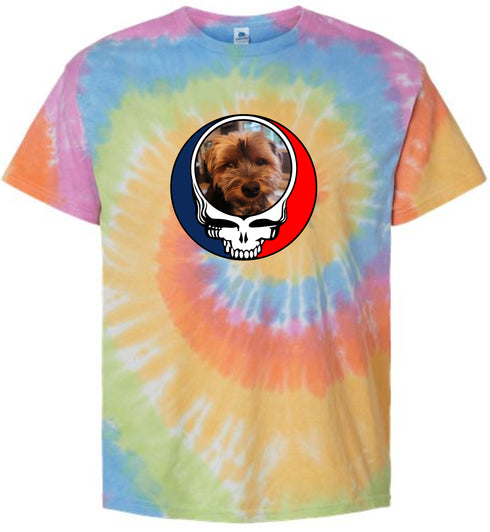 1625 - Custom Stealie Tie-Dye