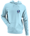 Johns Hopkins University - Premium Grateful Dead Left Chest Hoodie - Light Blue - 1