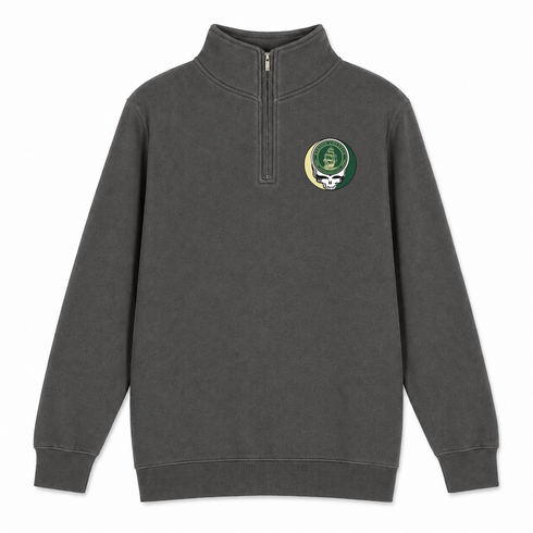Babson College - Premium Grateful Dead Quarter-Zip Pullover - Charcoal - 5