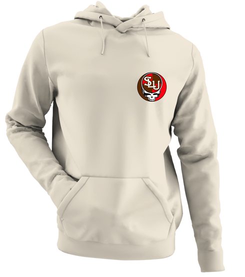 St Lawrence - Premium Grateful Dead Left Chest Hoodie - Sand - 3