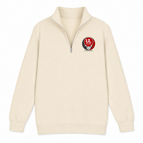 Louisville School of Music - Premium Grateful Dead Quarter-Zip Pullover - Sand - 2