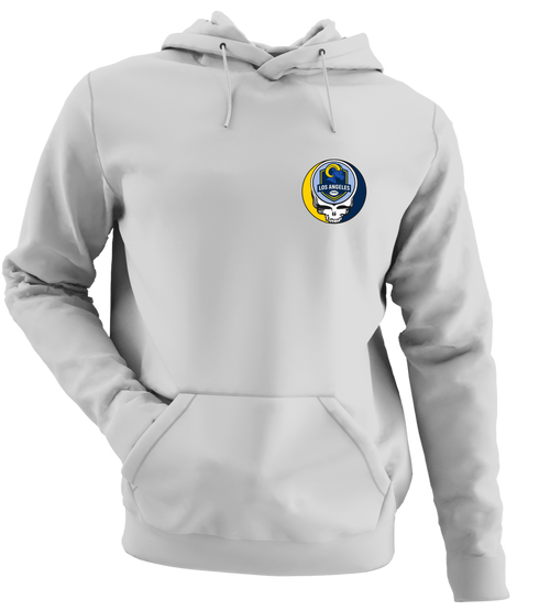 Los Angeles Football - Premium Grateful Dead Left Chest Hoodie - Sport Grey - 9